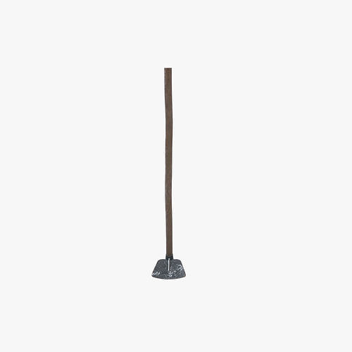 Medieval Hoe Low-poly 3D model