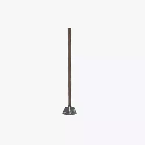 Medieval Hoe Low-poly 3D model