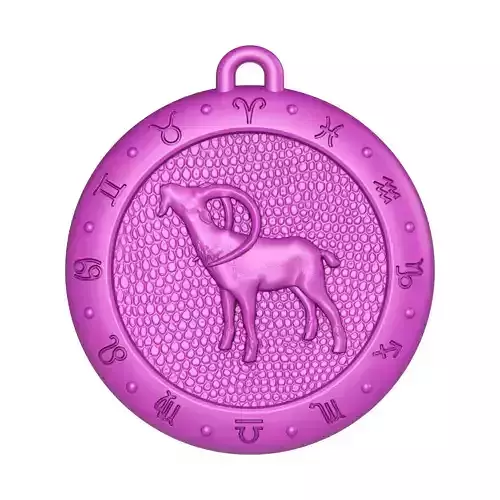 Capricorn Zodiac Pendant