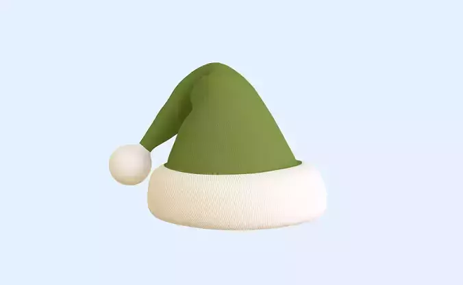 Christmas Santa Claus Hat v002