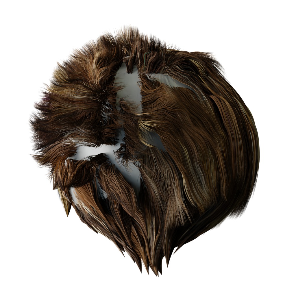 Golden Eagle Bird Low-poly 3D model_34