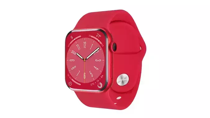 Apple Watch 8 Series - PRODUCTRED Sport Band 3ds Max