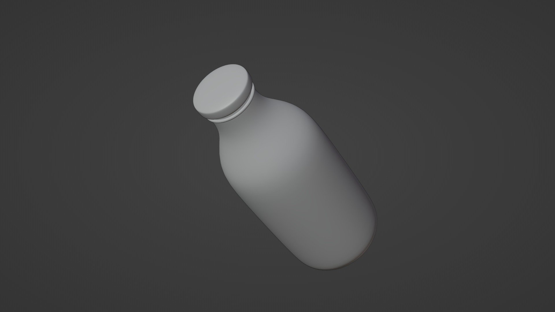 3D Bottle Milk With Rig 3D model_9