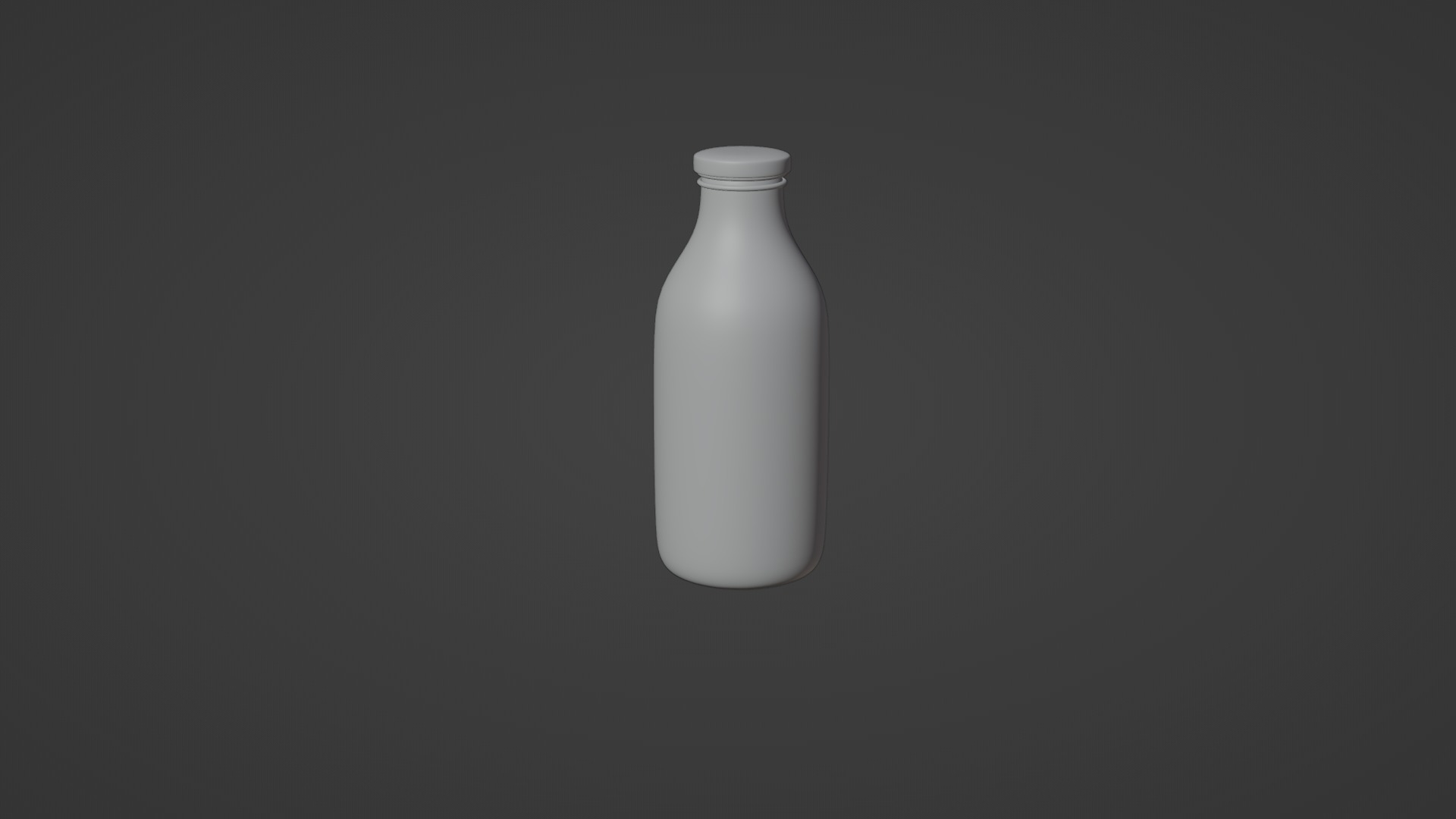 3D Bottle Milk With Rig 3D model_6
