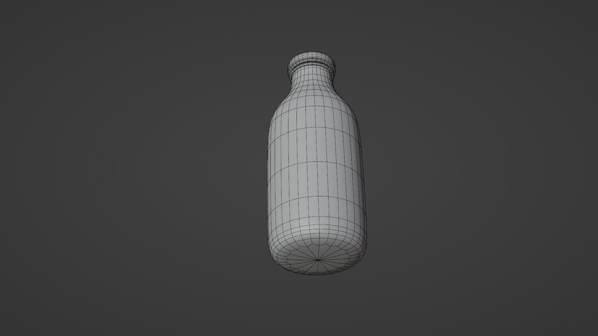 3D Bottle Milk With Rig 3D model_13