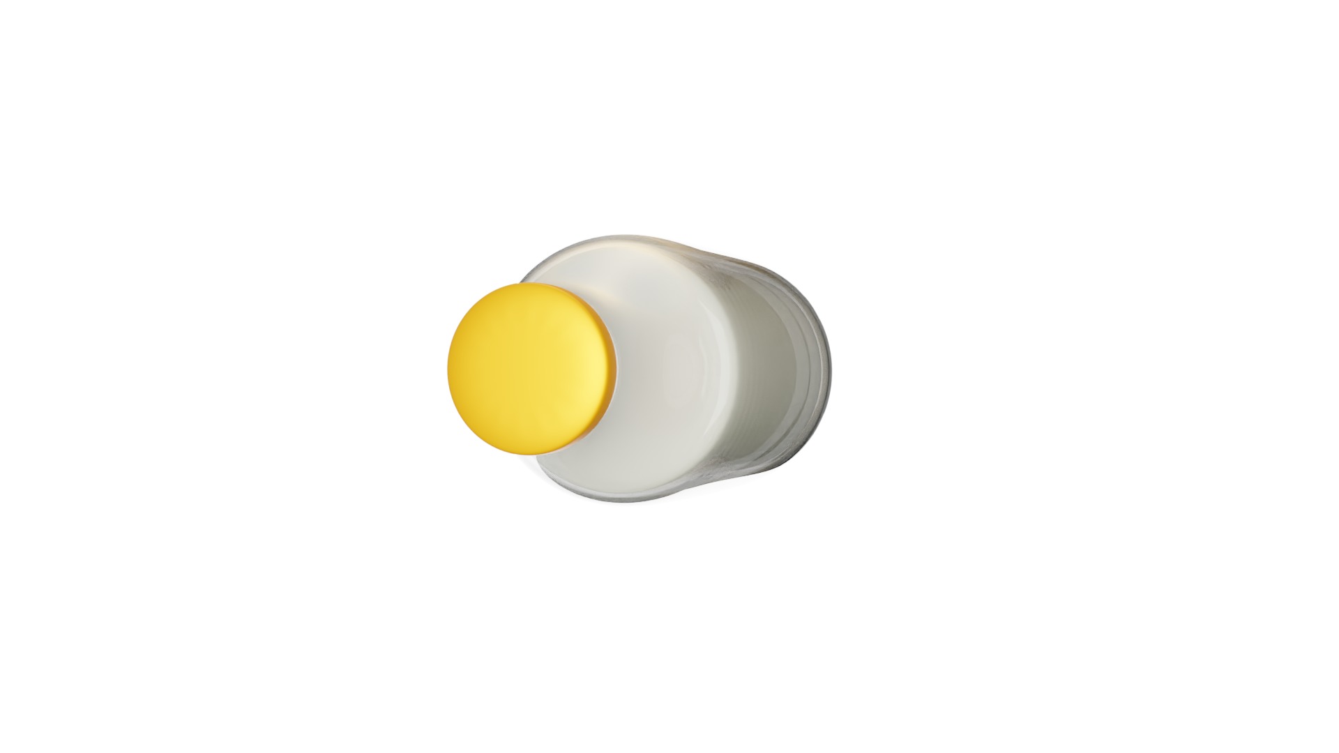 3D Bottle Milk With Rig 3D model_4