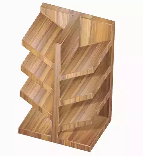 Decorative Book Shelf 3D print model