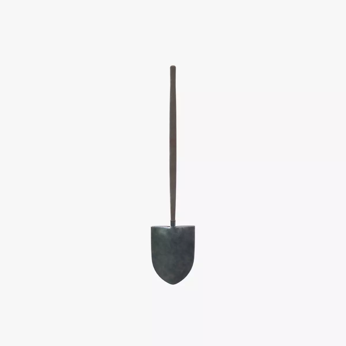 Medieval Shovel V03 Low-poly 3D model_0