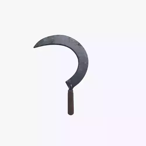 Medieval Sickle Low-poly 3D model