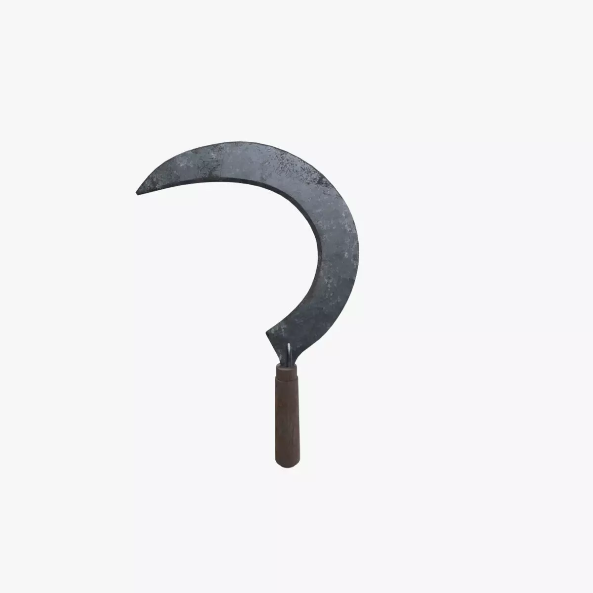 Medieval Sickle Low-poly 3D model