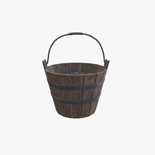 Medieval Water Pot Low-poly 3D model