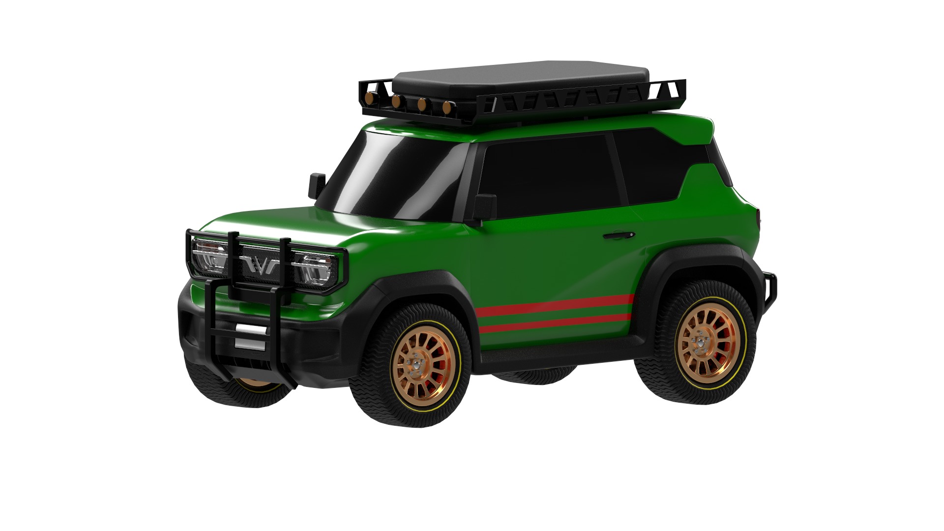 Car Vinfat vf3 3D model_9