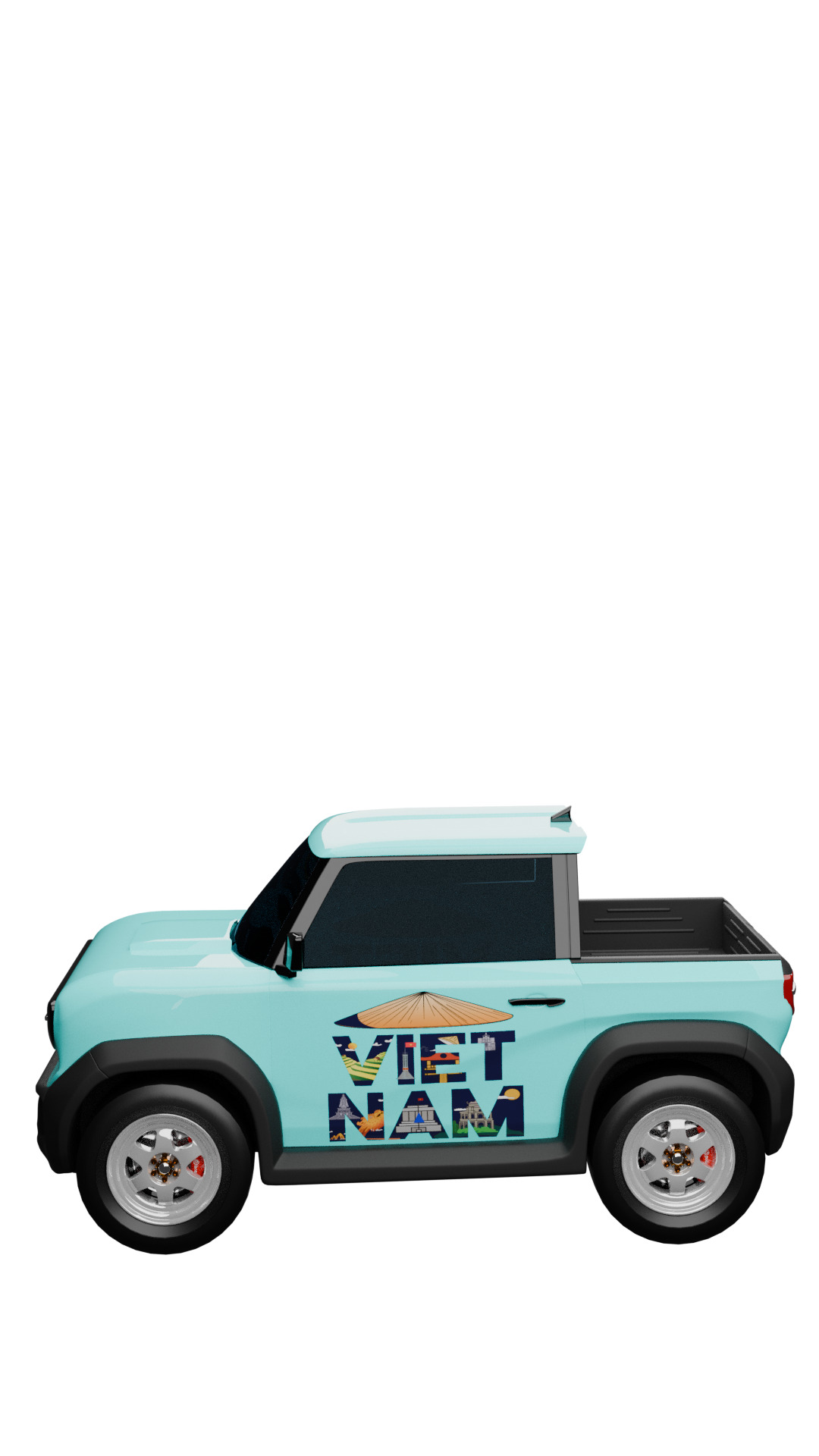 Car Vinfat vf3 3D model_4