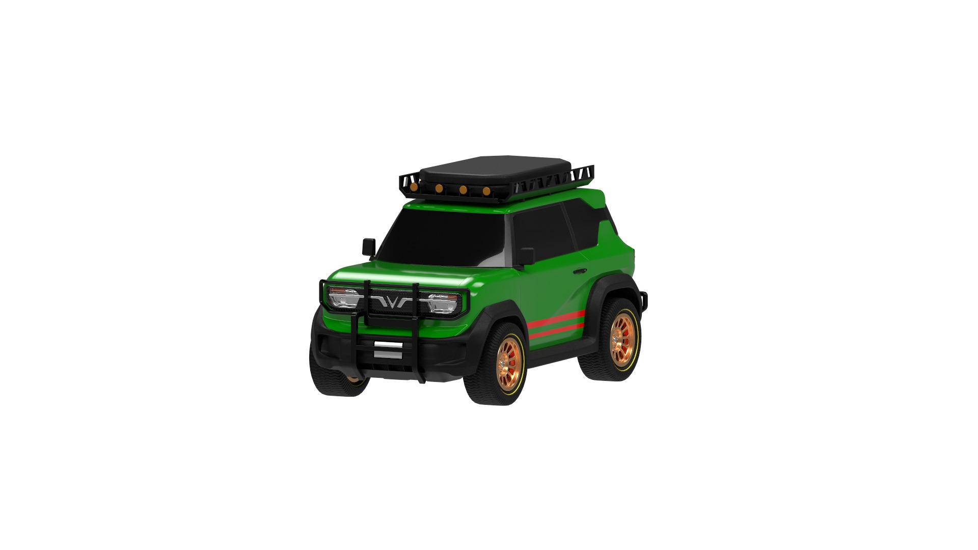 Car Vinfat vf3 3D model_7