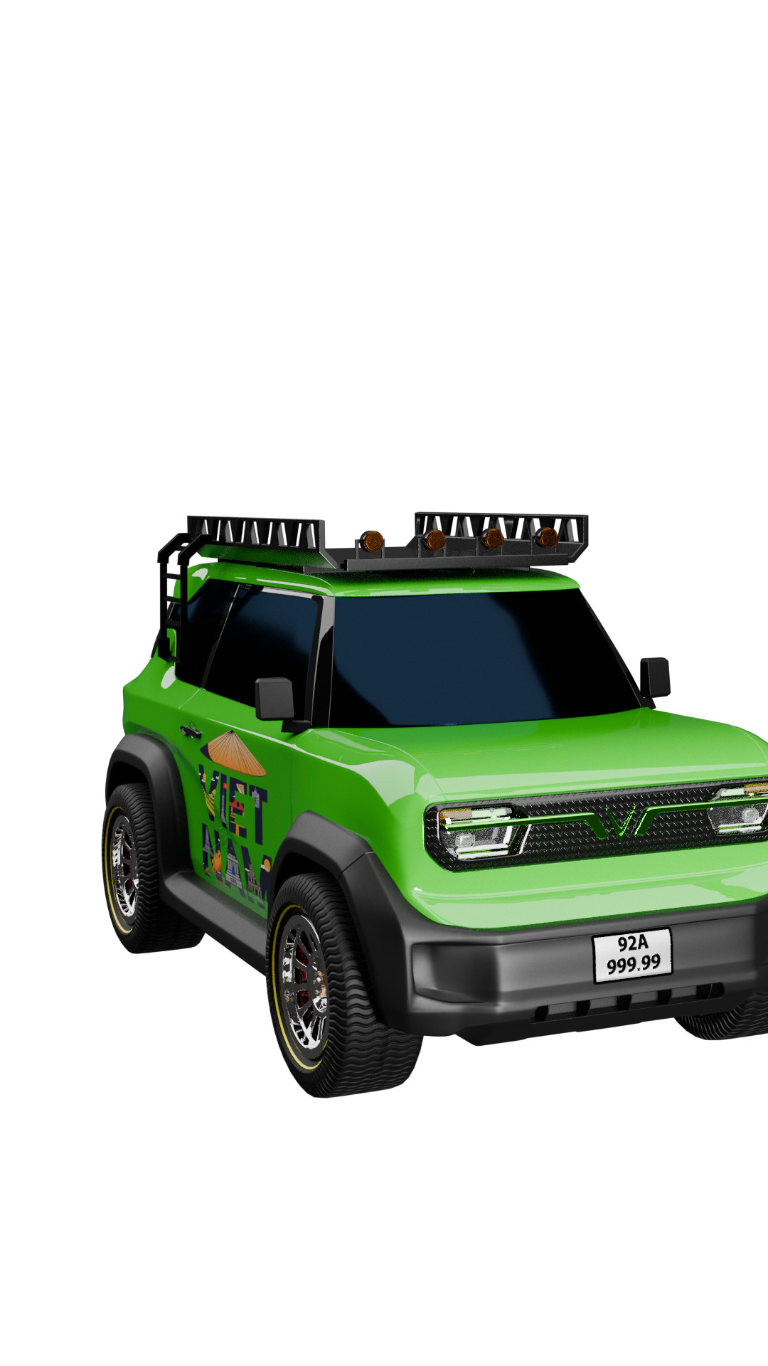 Car Vinfat vf3 3D model_18