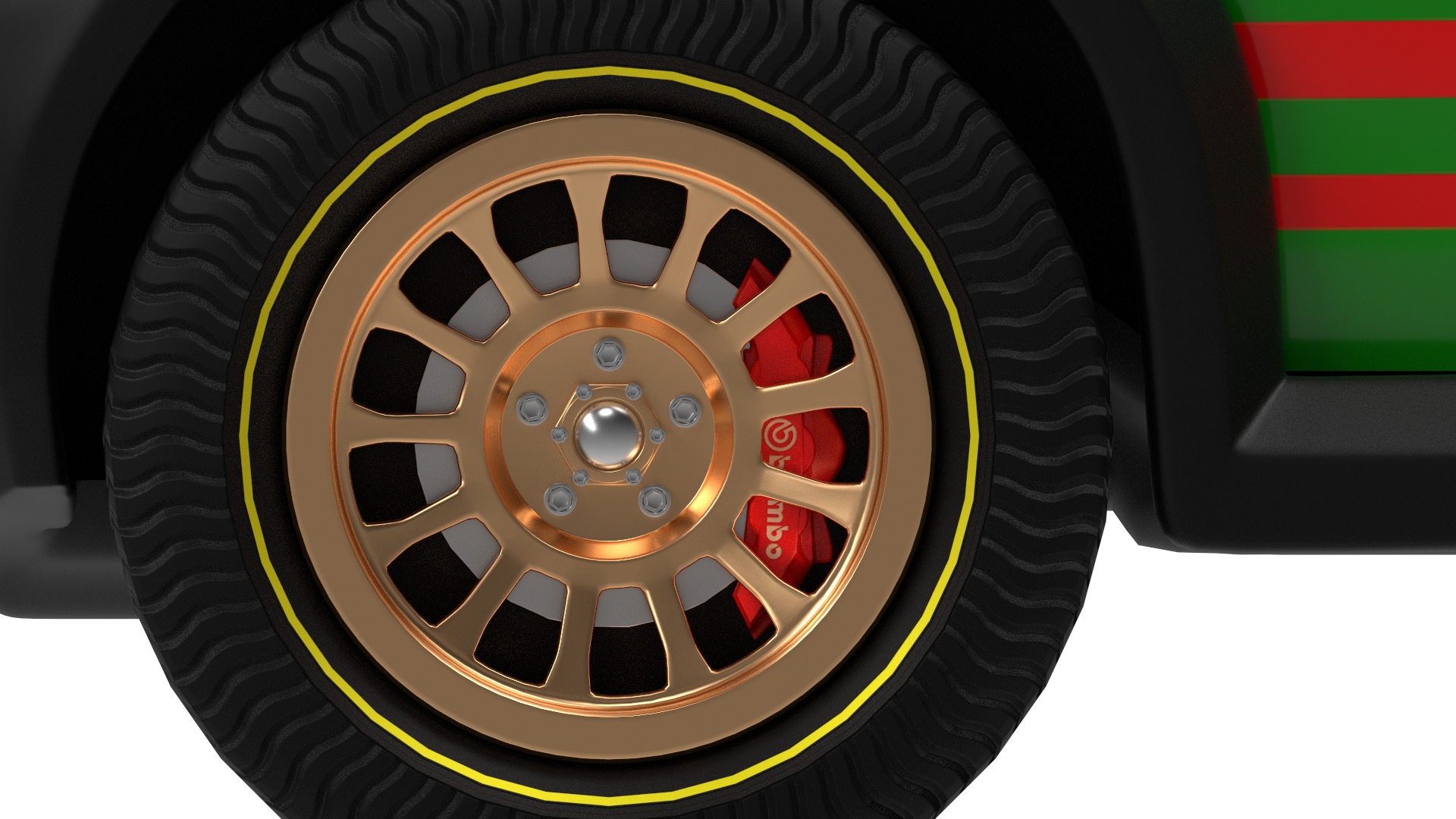 Car Vinfat vf3 3D model_16