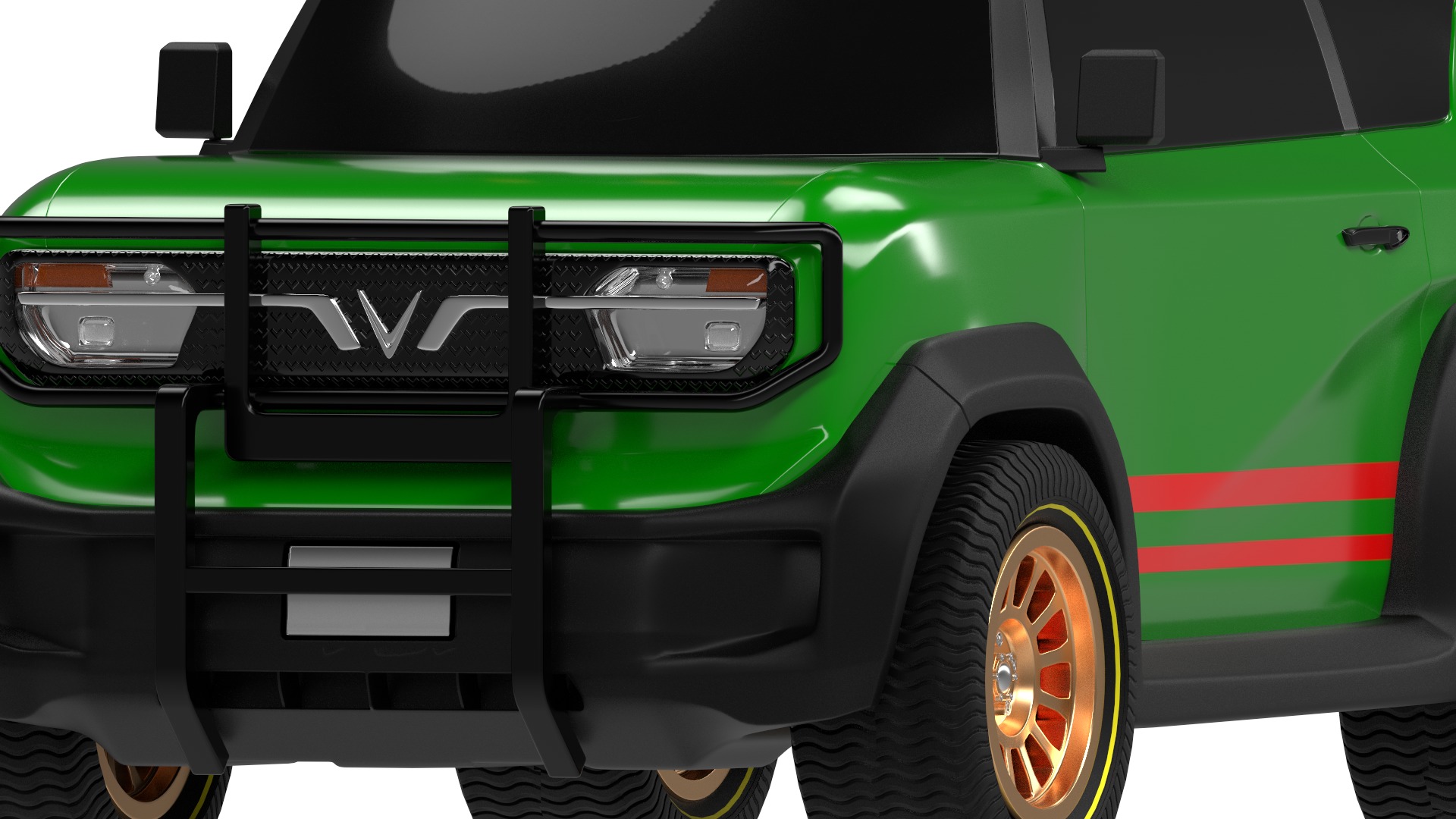 Car Vinfat vf3 3D model_14