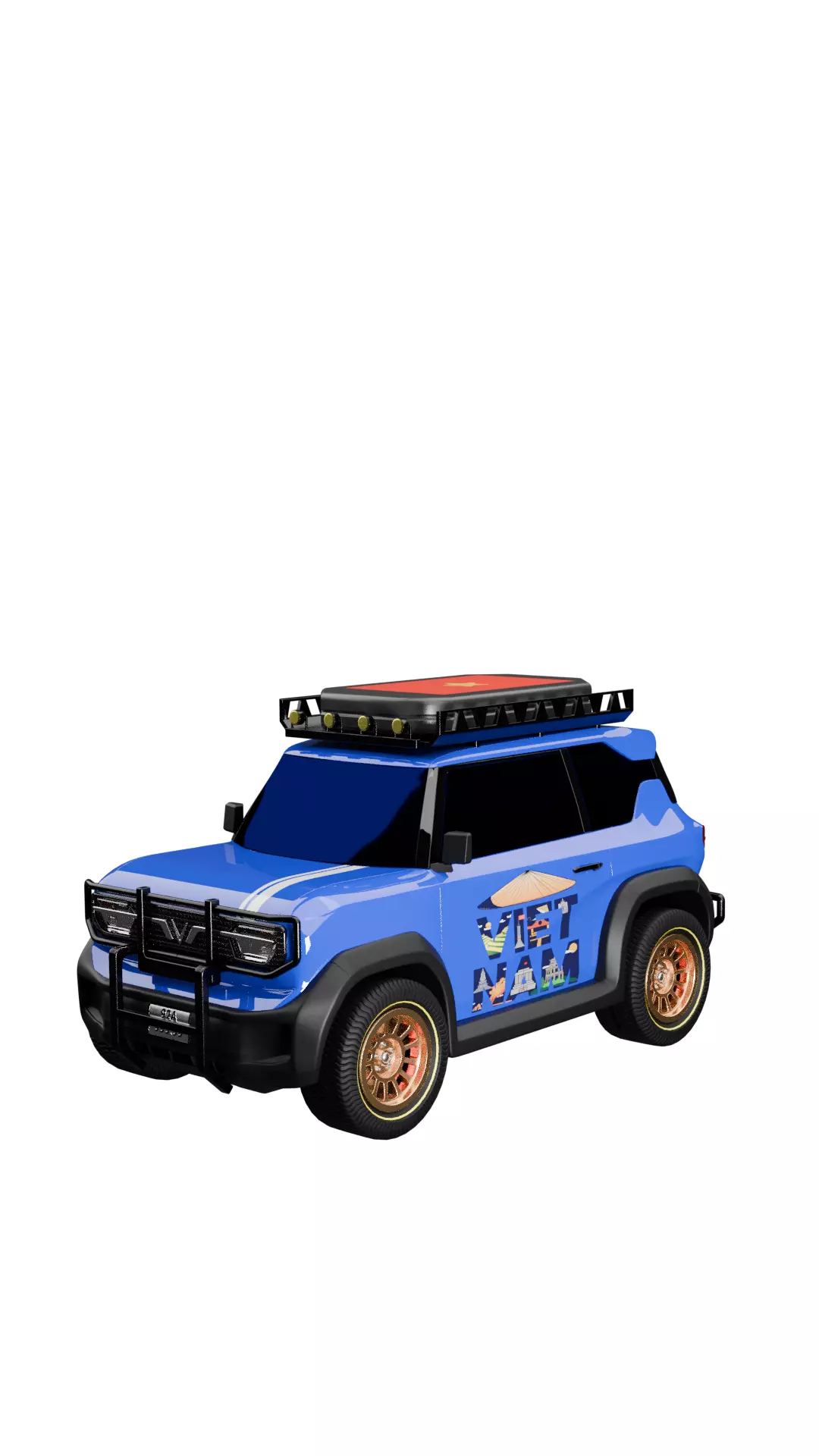 Car Vinfat vf3 3D model_0