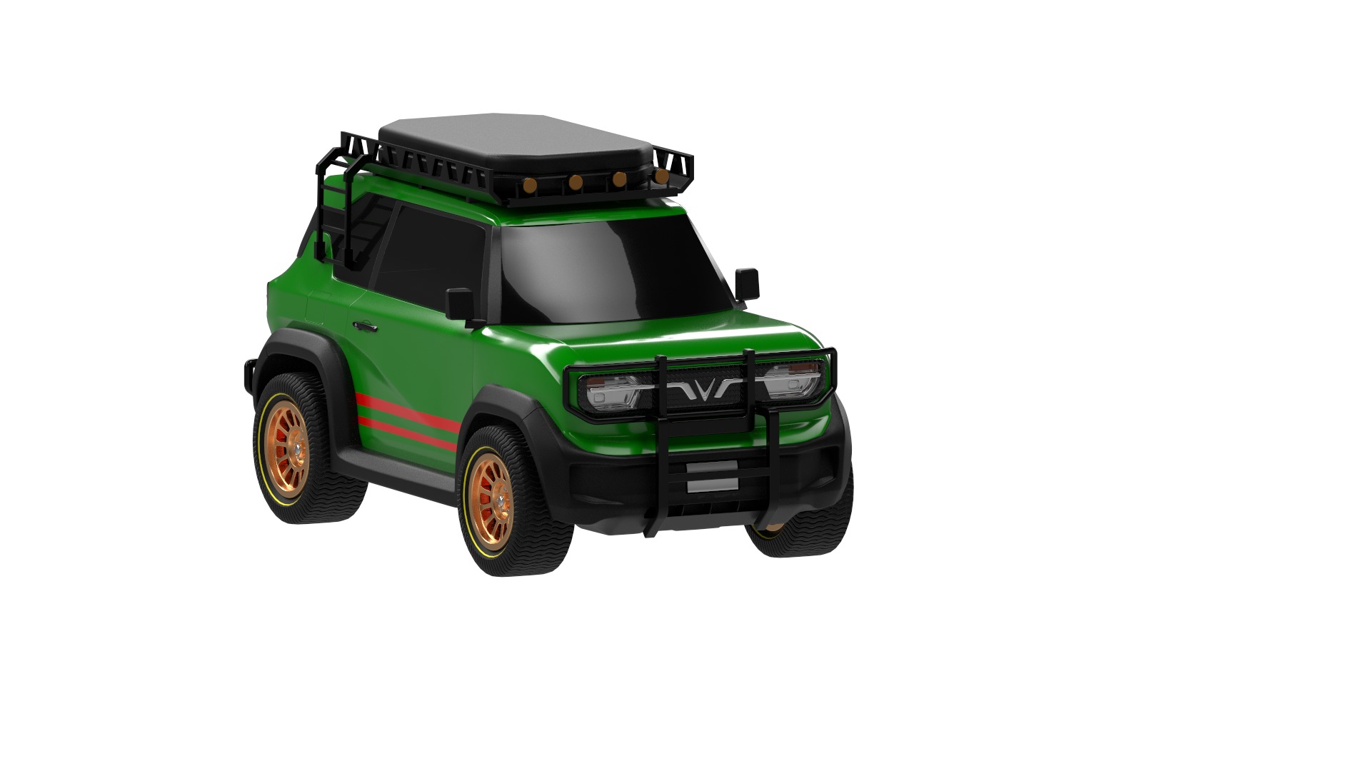 Car Vinfat vf3 3D model_10