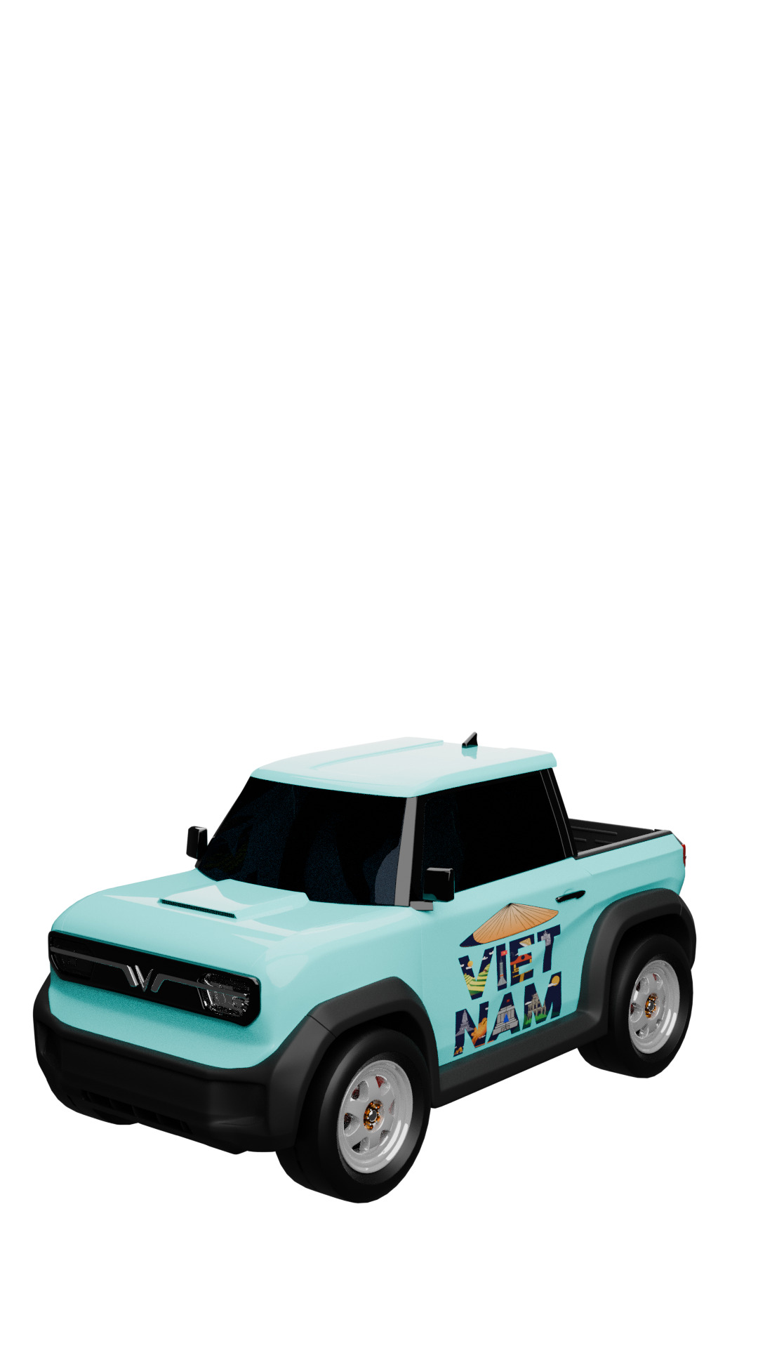 Car Vinfat vf3 3D model_6