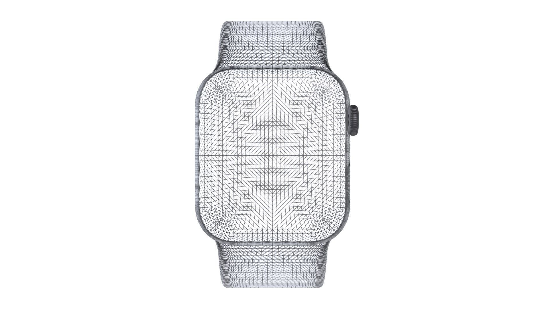 Apple Watch 7 Series - Midnight Sport Band 3ds Max 3D model_6