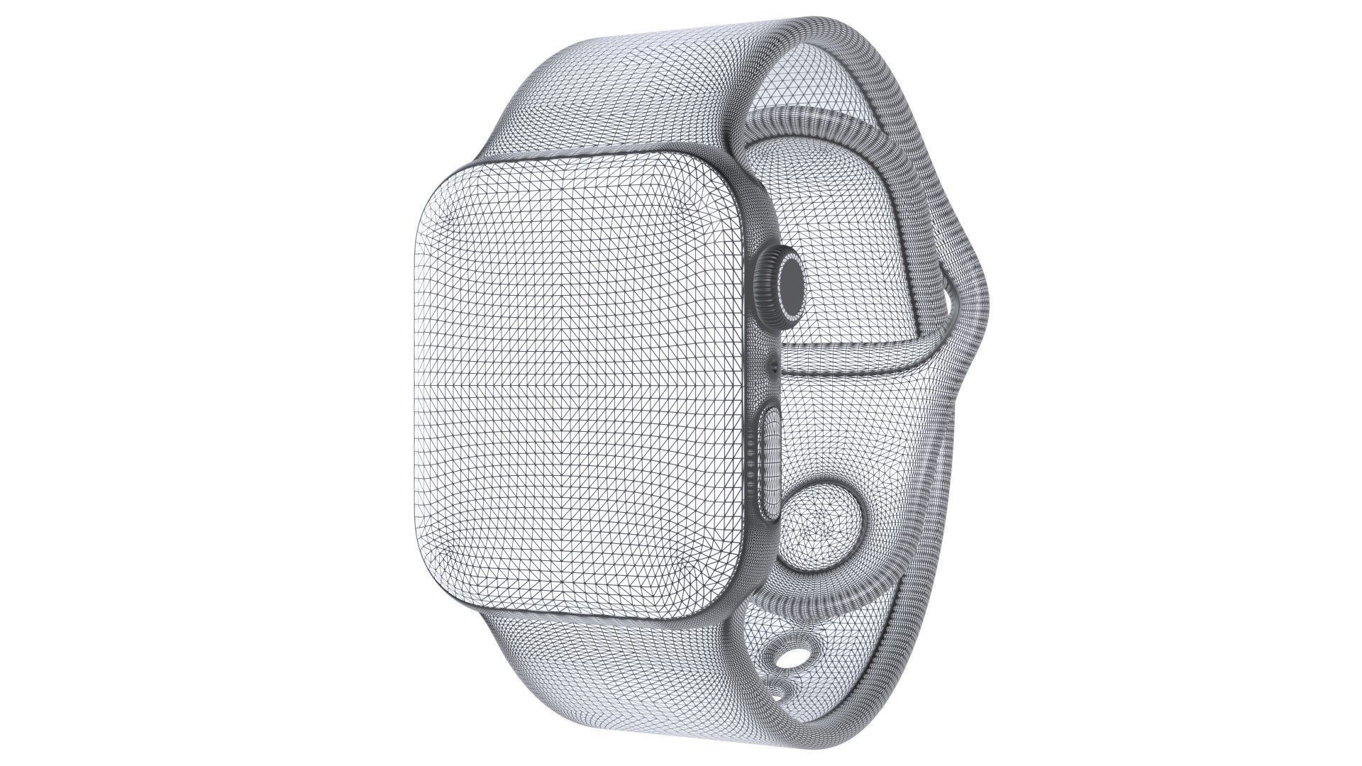 Apple Watch 7 Series - Midnight Sport Band 3ds Max 3D model_5