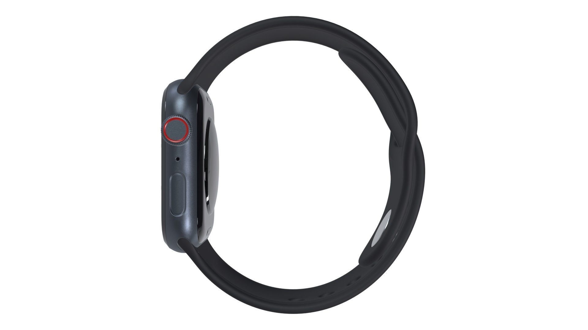 Apple Watch 7 Series - Midnight Sport Band 3ds Max 3D model_3