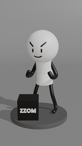 ZZOM Stickman Free 3D print model