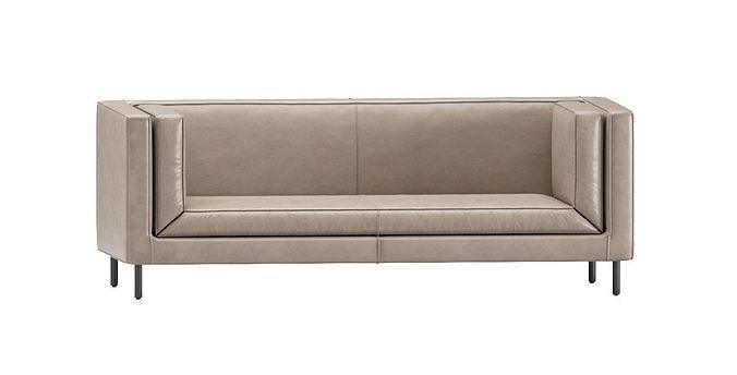 Malta Leather Sofa 3D model