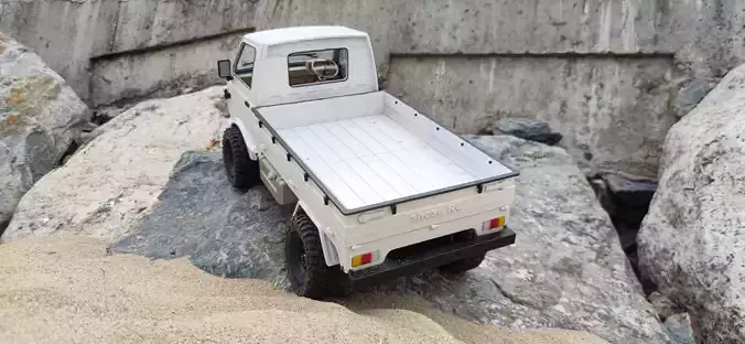 Crawler Kei Flatbed - 1-10 RC body attachment 3D print model