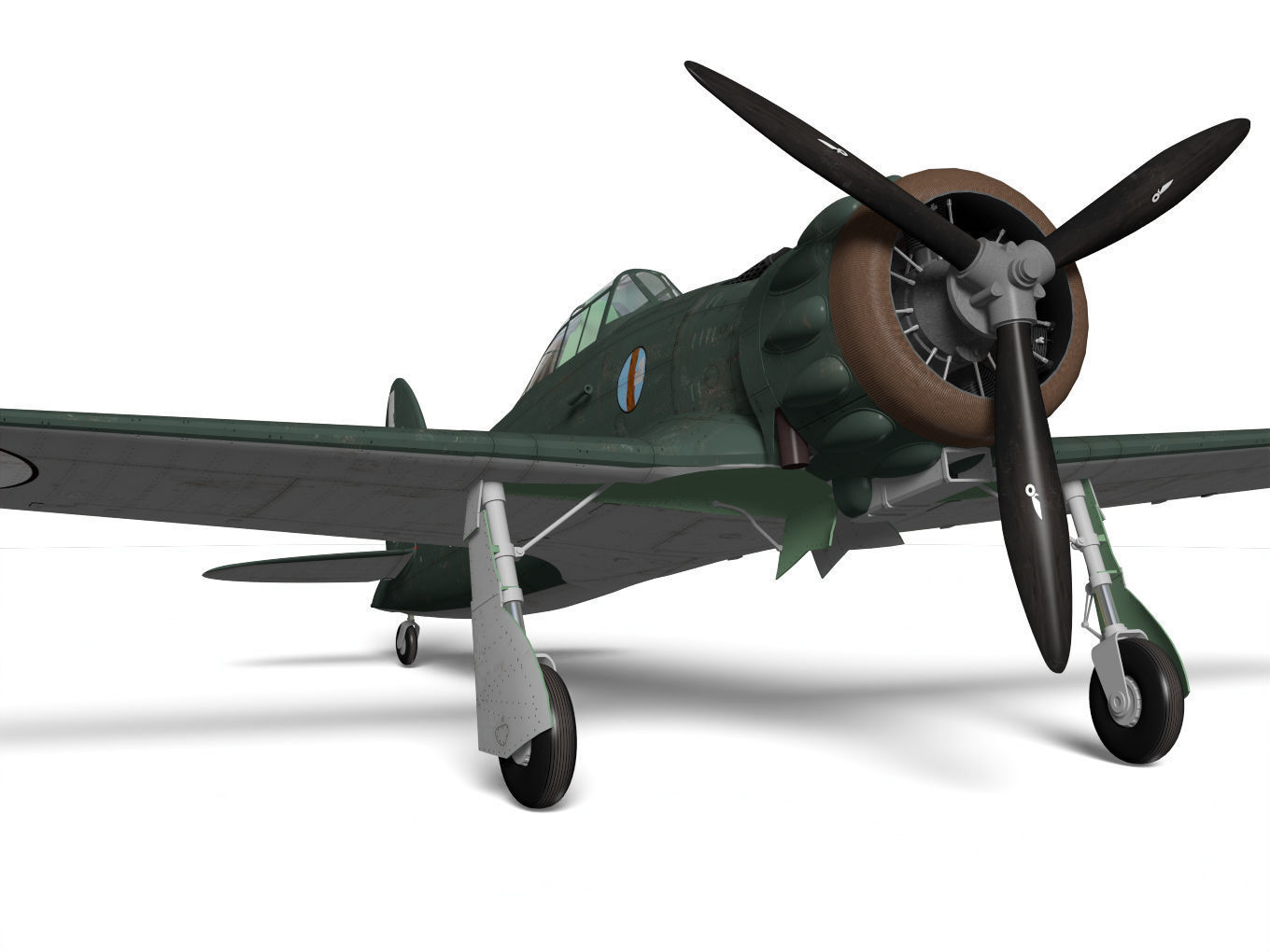 macchi mc200 saetta 3D model_7