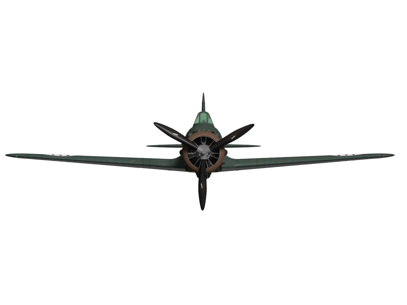 macchi mc200 saetta 3D model_10