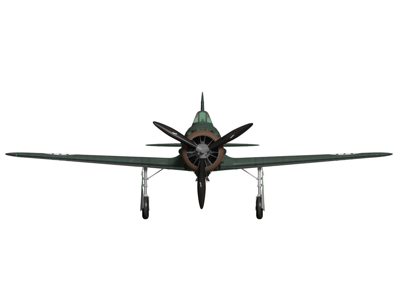 macchi mc200 saetta 3D model_11