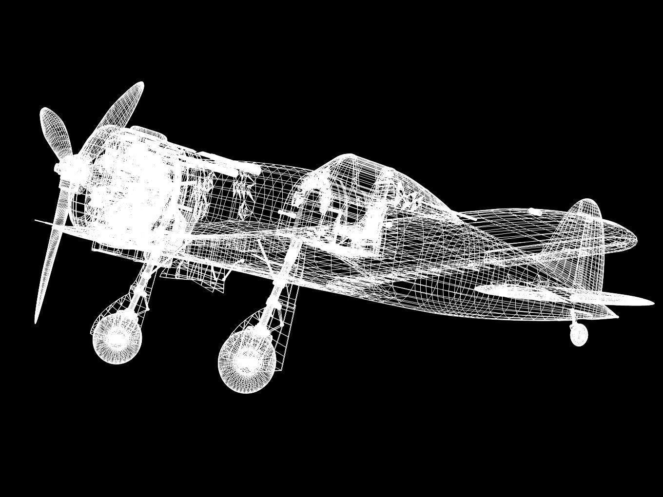 macchi mc200 saetta 3D model_16