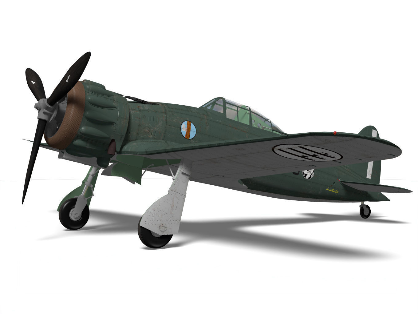 macchi mc200 saetta 3D model_5