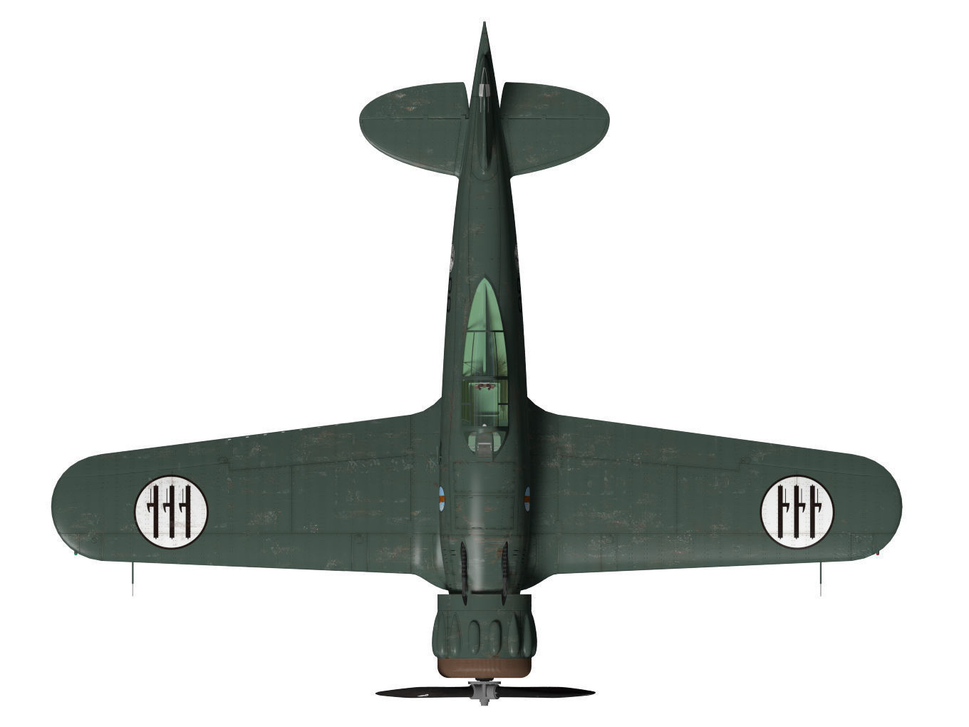 macchi mc200 saetta 3D model_12