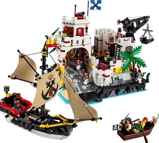 PixelBricks3D - LEGO Eldorado Fortress  3D print model