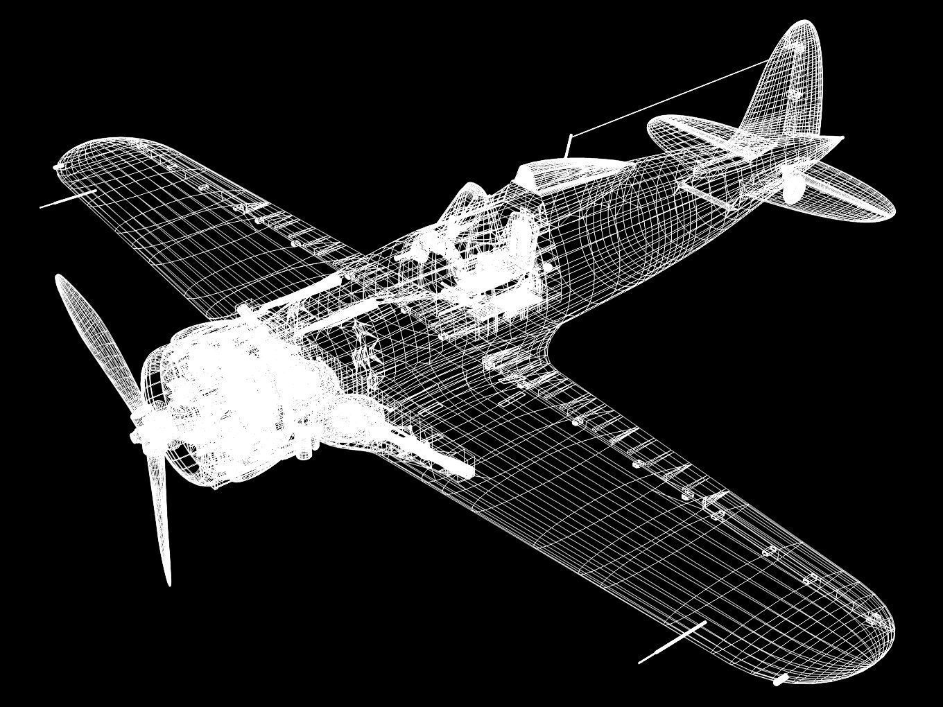 macchi mc200 saetta 3D model_15