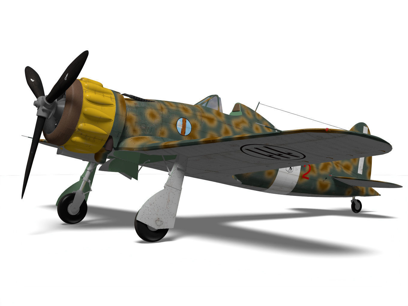 macchi mc200 saetta 3D model_5