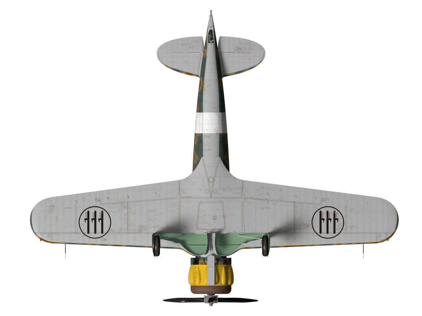macchi mc200 saetta 3D model_14