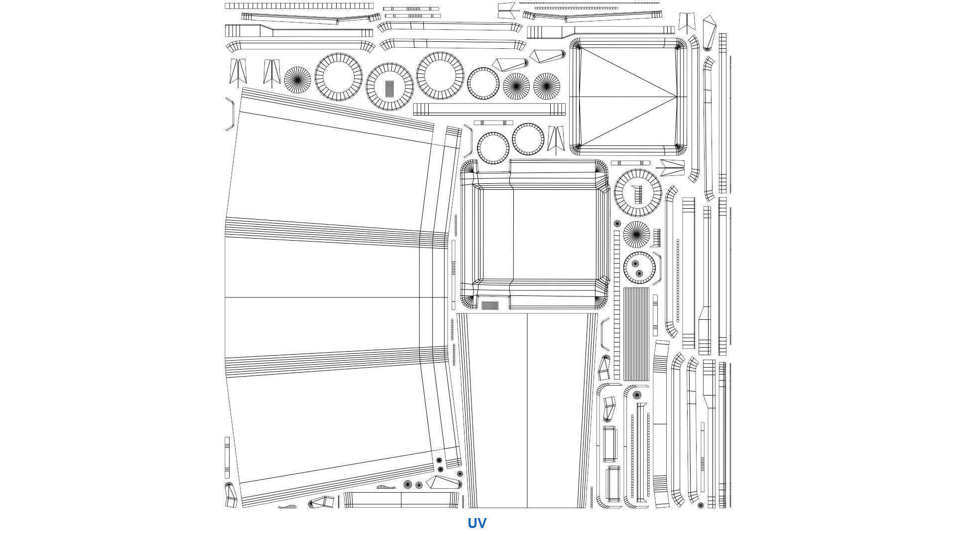 Wheeled Bin 1A Low-poly 3D model_7
