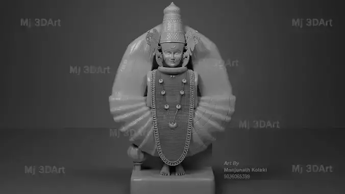 Amba bai devi model Statue 3D print model