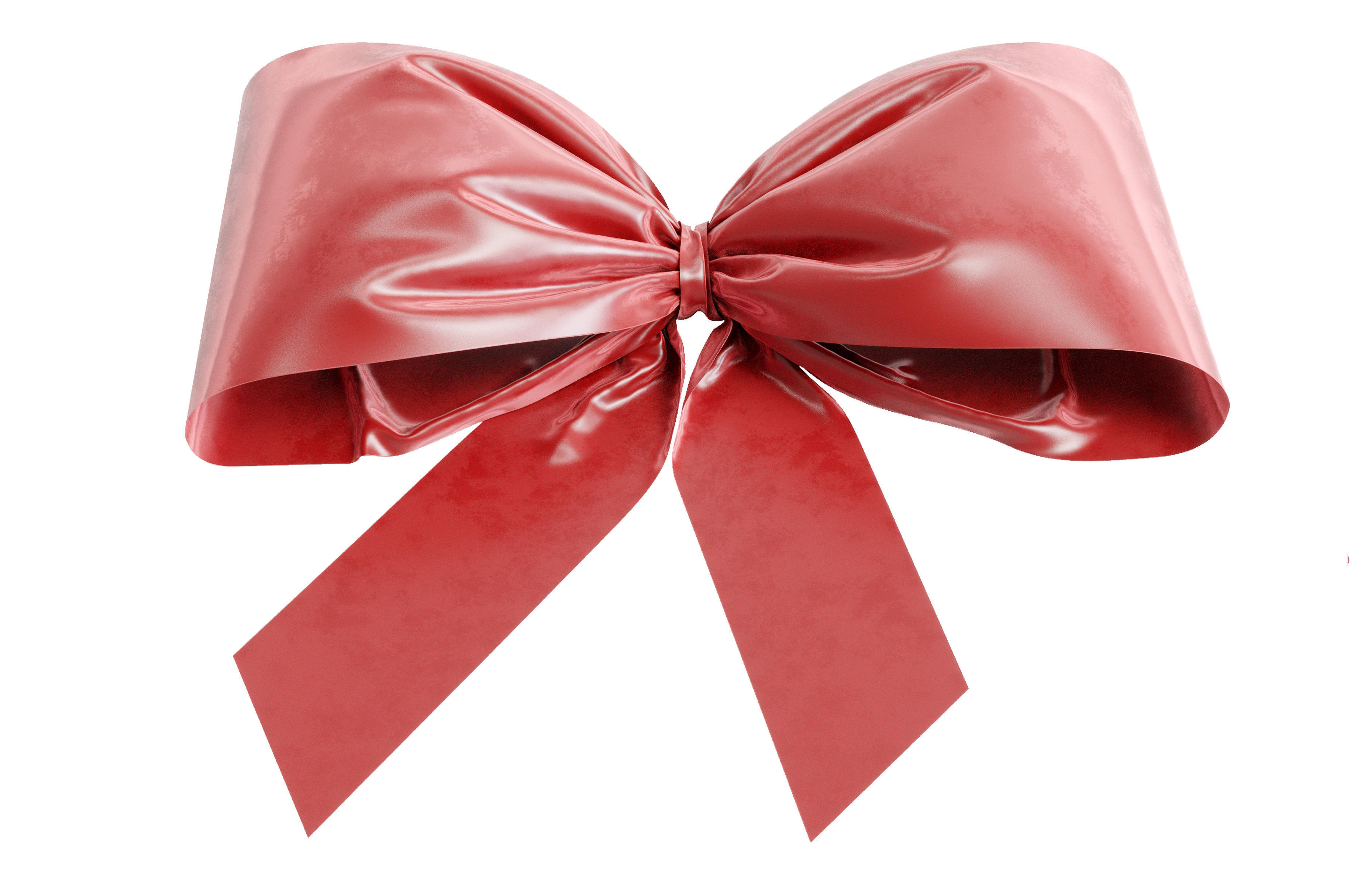 Christmas bow and dress set 01 3D model_1