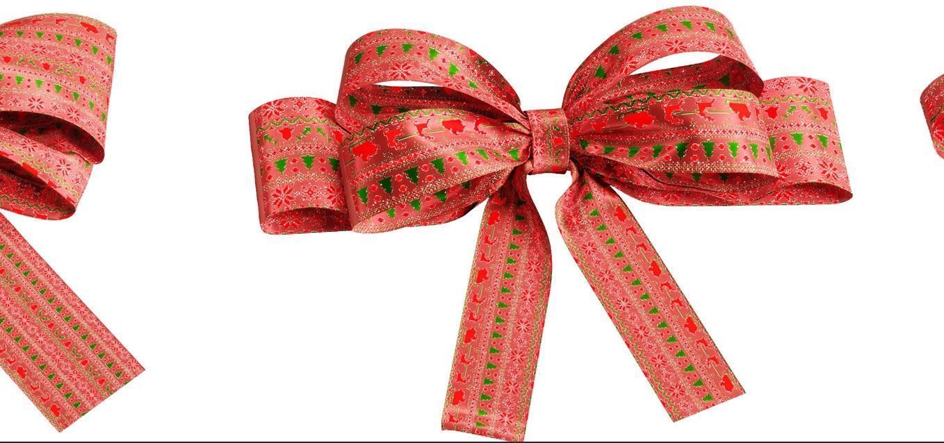 Christmas bow and dress set 01 3D model_8