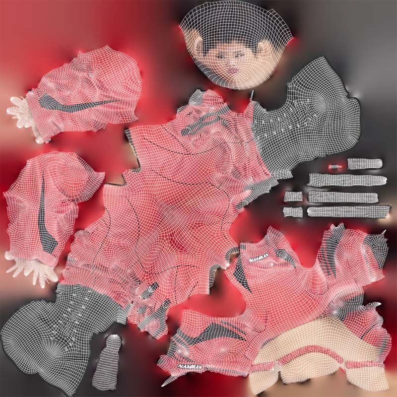 Asian Woman Wearing Motorbike Outfit 016 Low-poly 3D model_14