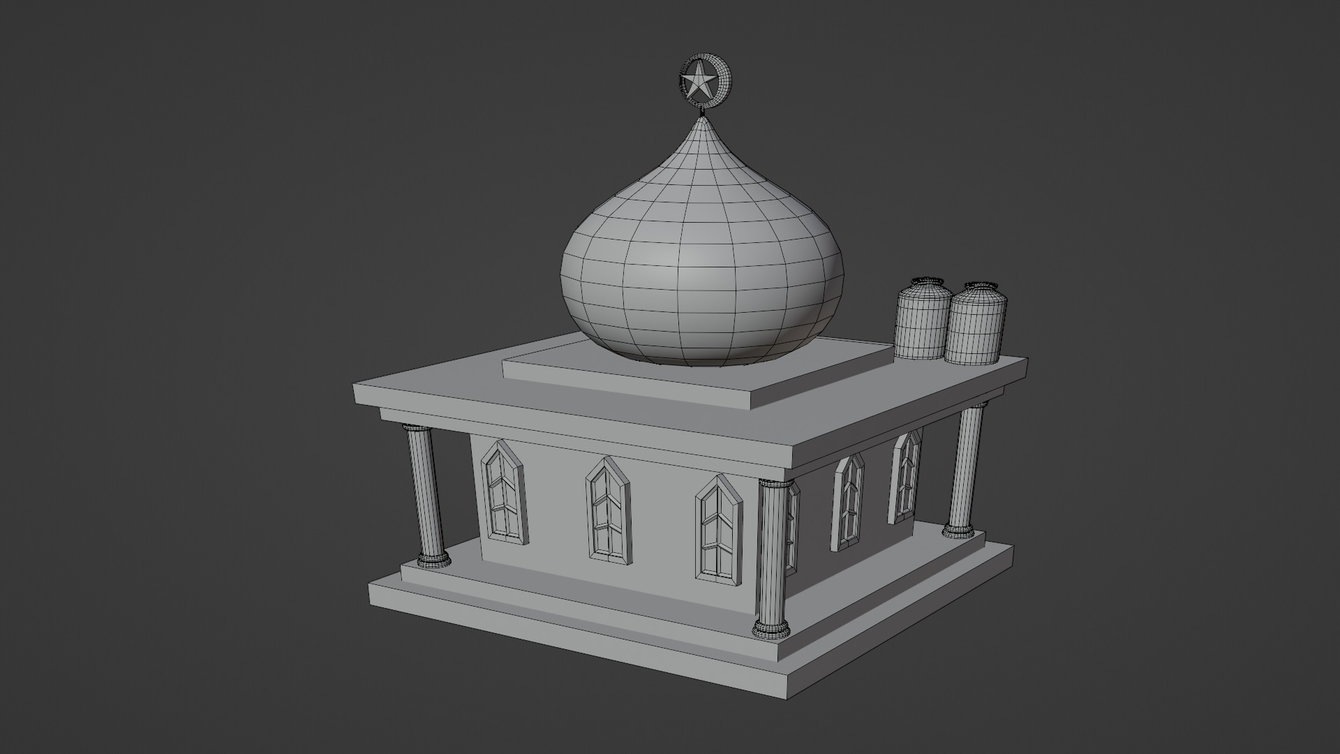 3D House 3 With Rig 3D model_11