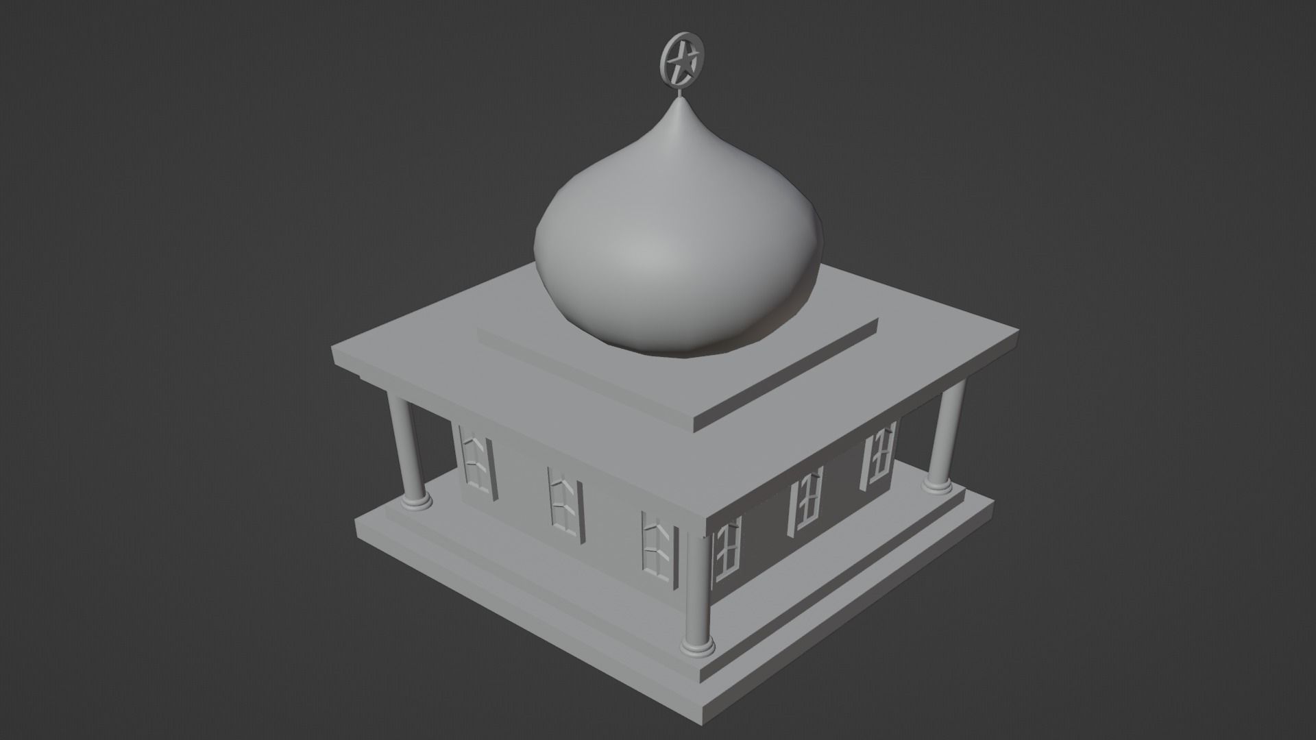 3D House 3 With Rig 3D model_15