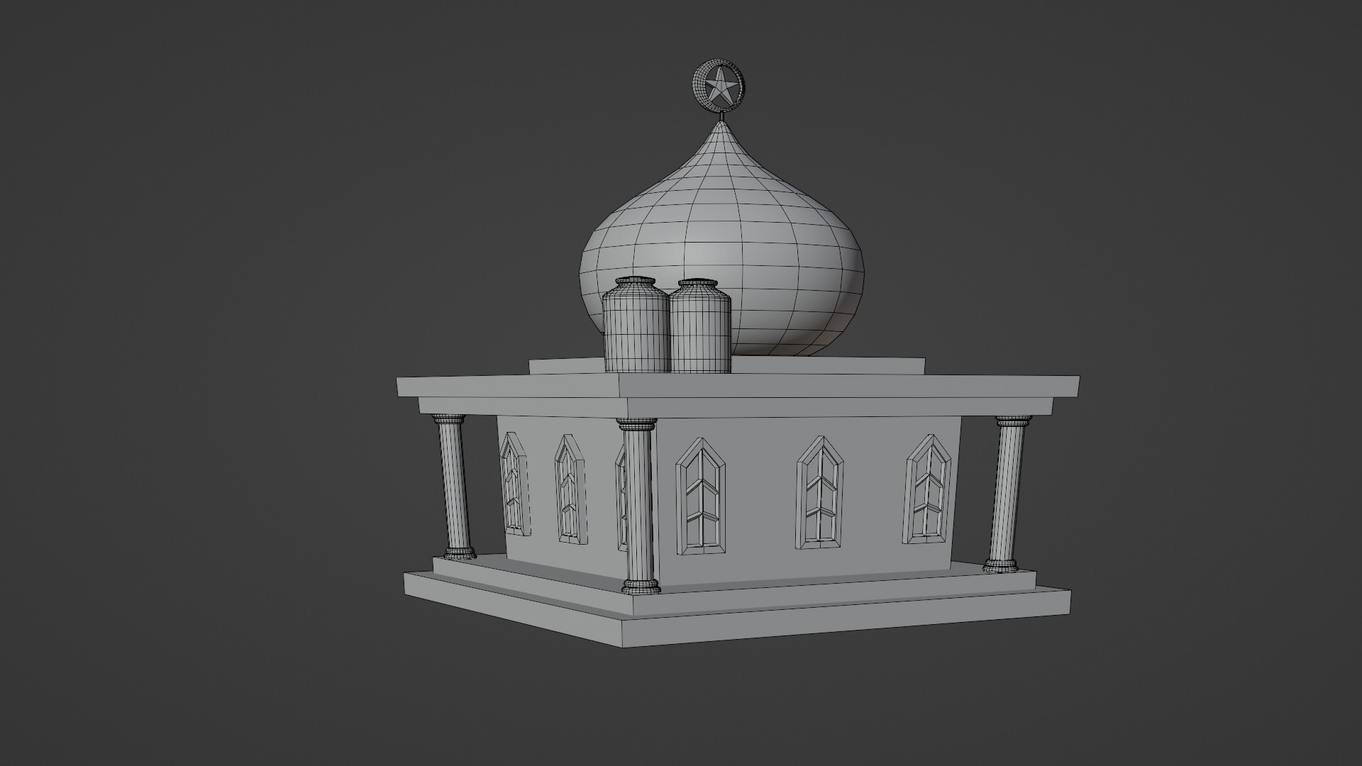 3D House 3 With Rig 3D model_7