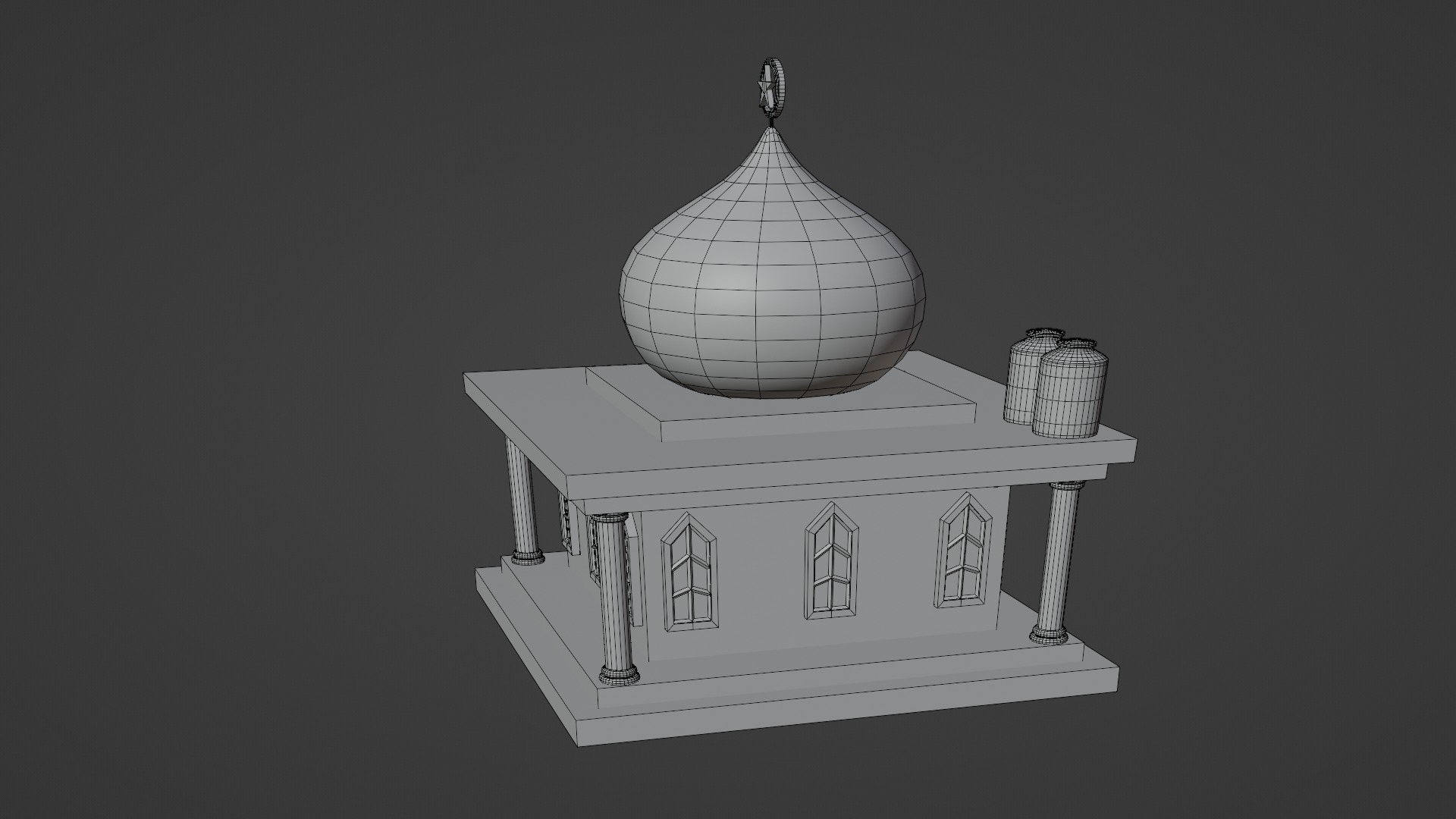 3D House 3 With Rig 3D model_6