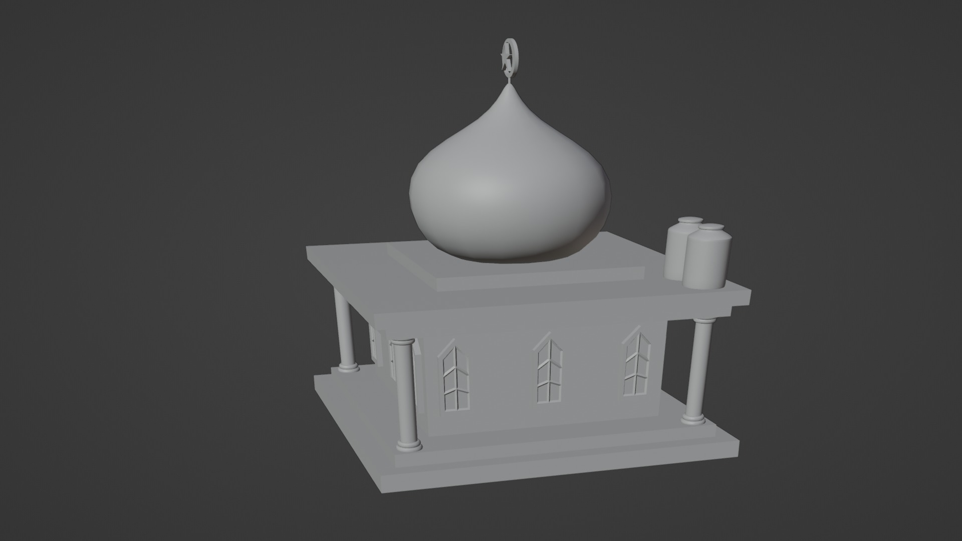 3D House 3 With Rig 3D model_8